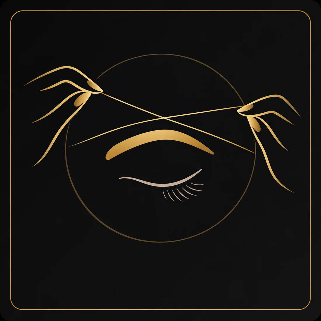Threading beauty service illustration