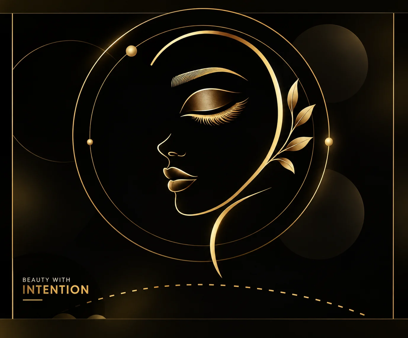 Elegant beauty studio treatment illustration